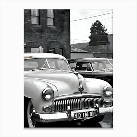 50's Era Community Car Wash Reimagined - Hall-O-Gram Creations 27 Canvas Print