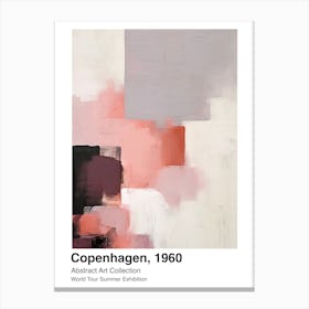 World Tour Exhibition, Abstract Art, Copenhagen, 1960 7 Canvas Print
