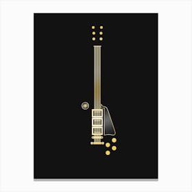 Guitar Art - BLK Beauty Canvas Print