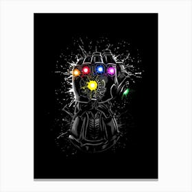 Drawing Hand Infinity War Canvas Print