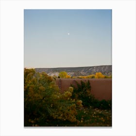 New Mexico Moon II on Film Canvas Print