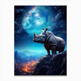 Rhinoceros Canvas Print