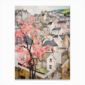 Conwy (Wales) Painting 3 Canvas Print