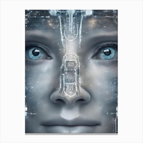 Face Of Ai Canvas Print