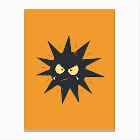 Angry Star Canvas Print