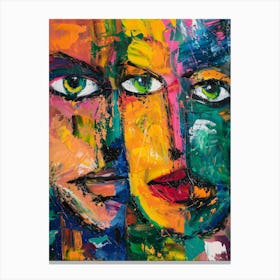 'Two Faces' 6 Canvas Print