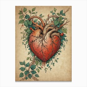 Heart Of Nature Canvas Print