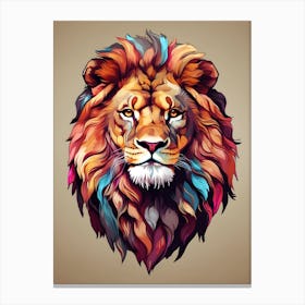 Lion Head 1 Canvas Print