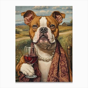 Whimsical Dogs 46 Canvas Print