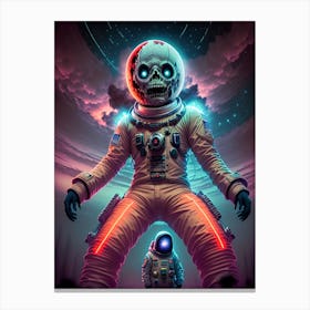 A Funny Thing Happened in Outer Space Today. Canvas Print
