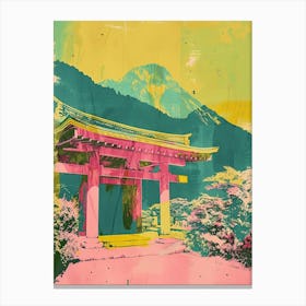 Uji Japan Duotone Silkscreen 2 Canvas Print