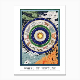 The Wheel Of Fortune Tarot Canvas Print