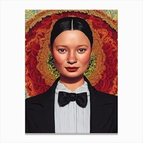 Mia Wasikowska Illustration Movies Canvas Print