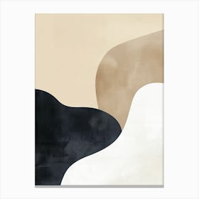 Eclipsed Calm Minimalist Style Canvas Print