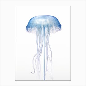 Comb Jellyfish Simple Illustration 6 Canvas Print