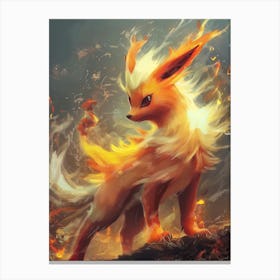 Pokemon Eevee 9 Canvas Print