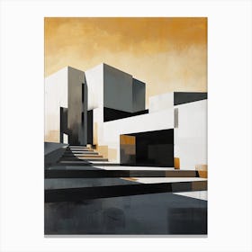Modern Architecture Minimalist 6 Canvas Print