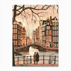 Autumn in Amsterdam Canvas Print