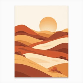 Desert Landscape 6 Canvas Print