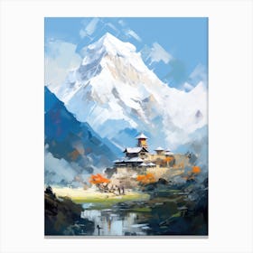 Bhutan Painting Canvas Print