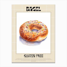 Gluten Free Bagel 2 Canvas Print