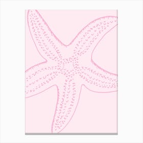 Pink Starfish Canvas Print