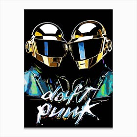 Daft Punk 6 Canvas Print