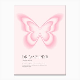 Dreamy Pink Canvas Print