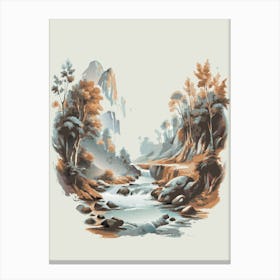 Chinese Landscape Canvas Print