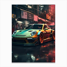 Porsche 911 Gt3 4 Canvas Print