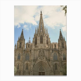 Cathedral Of Barcelona Canvas Print