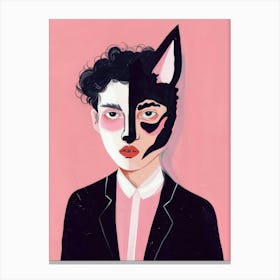 Cat Mask Canvas Print