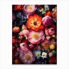 Colors and Flowers Canvas Print