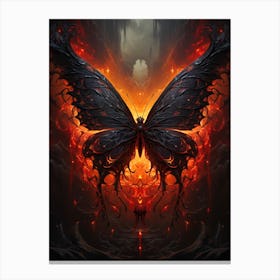 Demon Butterfly Canvas Print