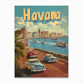 Aihrgdesign A Vintage Travel Poster Of Havana Featuring The I 502a67df Ce8d 480e 932d 95d140d8f5d0 2 Canvas Print