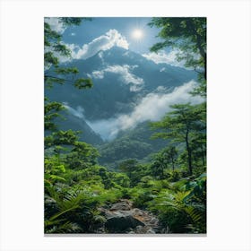 Chinese Forest Canvas Print