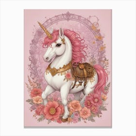 Steampunk Unicorn Canvas Print