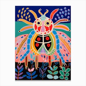 Maximalist Animal Painting Spider 3 Canvas Print