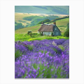 Lavender Fields 1 Canvas Print