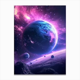 Space Wallpaper 19 Canvas Print