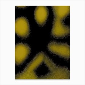 Black And Yellow Canvas Print