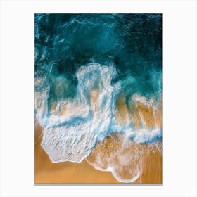 Aerial View Of A Beach 99 Canvas Print