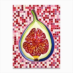 Fig Mosaic 1 Canvas Print