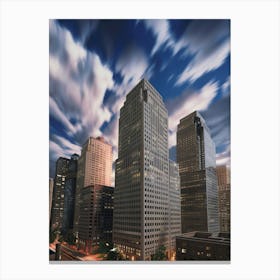 Skyline At Dusk Canvas Print