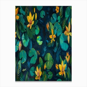 william morris textiles art print Canvas Print