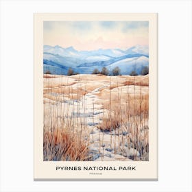 Pyrnes National Park France 4 Poster Canvas Print