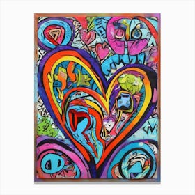 Heart Of Love 6 Canvas Print