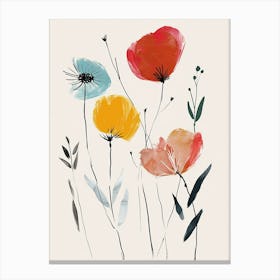 Mod Moment Mid Century Style Canvas Print