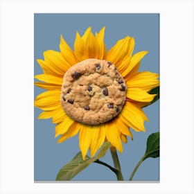 Cookie Sunflower Canvas Print