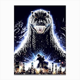 Godzilla 7 Canvas Print